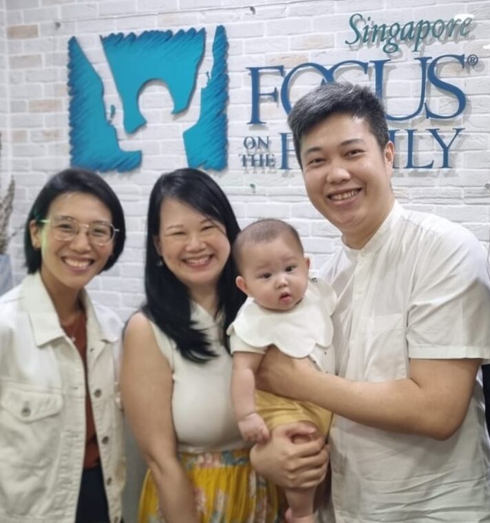 Verrill and Charlene and Judah visiting Focus on the Family Singapore.